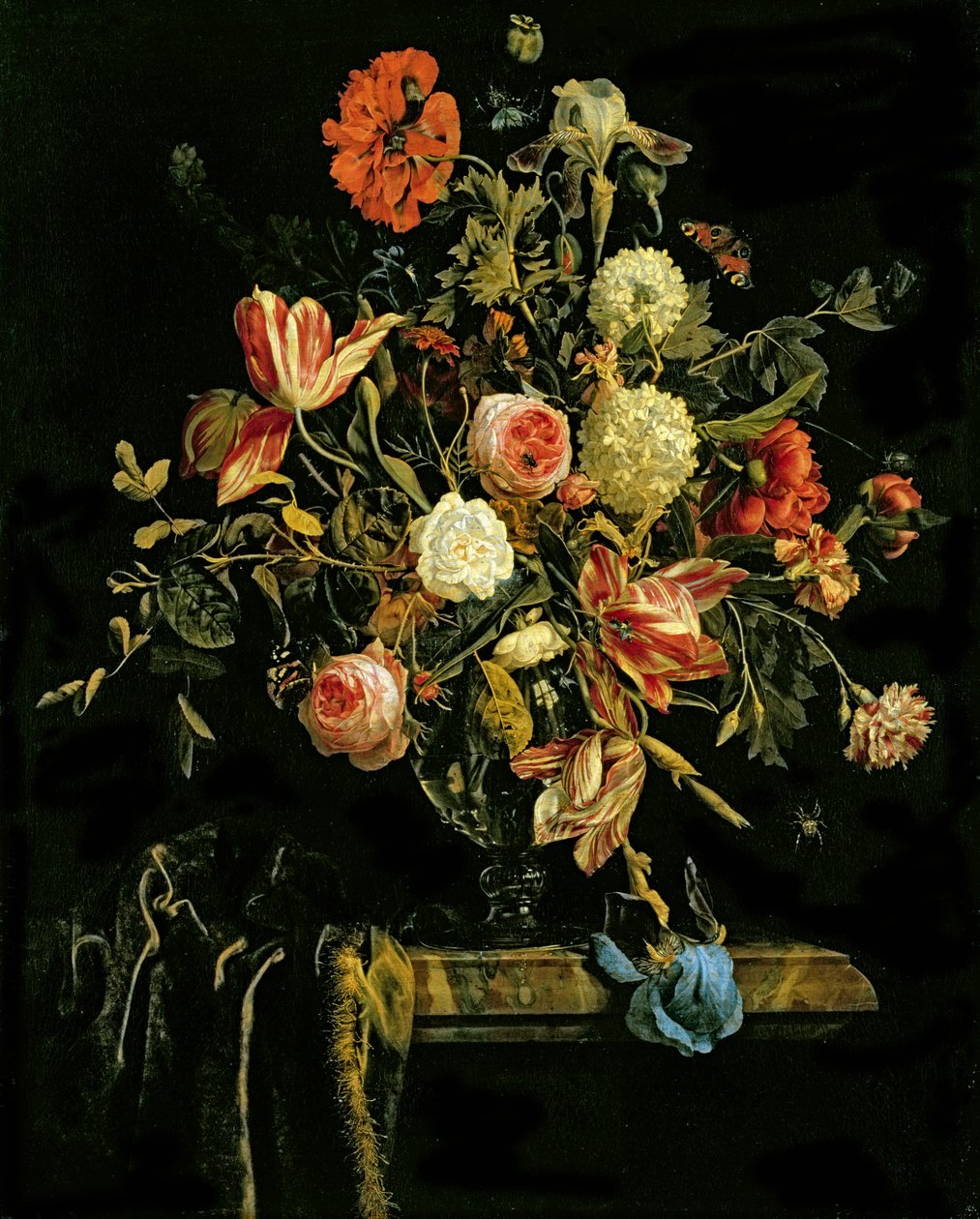 Kukkaasetelma, 1706 tekijältä Jan van Huysum