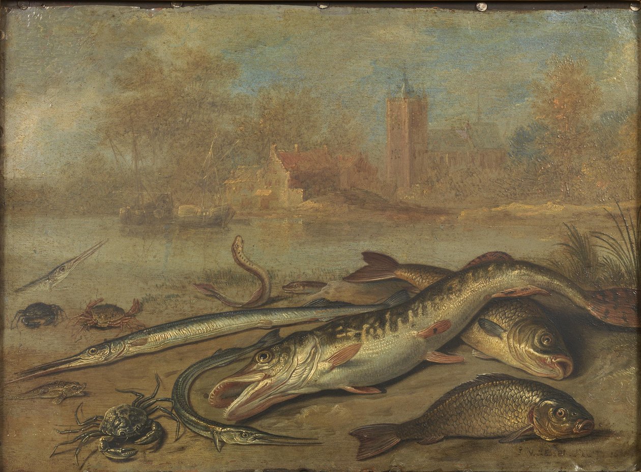 Kalat ja maisema tekijältä Jan van Kessel the Elder