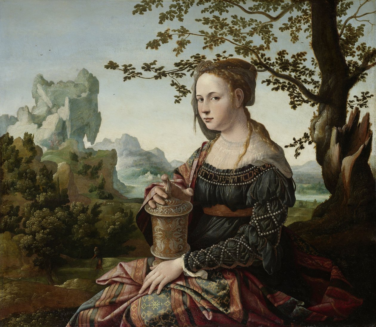 Maria Magdaleena, n. 1530 (öljy paneelille) tekijältä Jan van Scorel