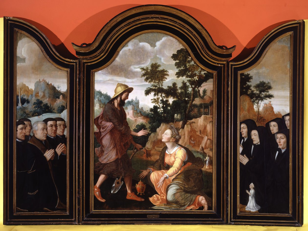 Noli Me Tangere, Donors in the Wings, 1548-1554. tekijältä Jan van Scorel