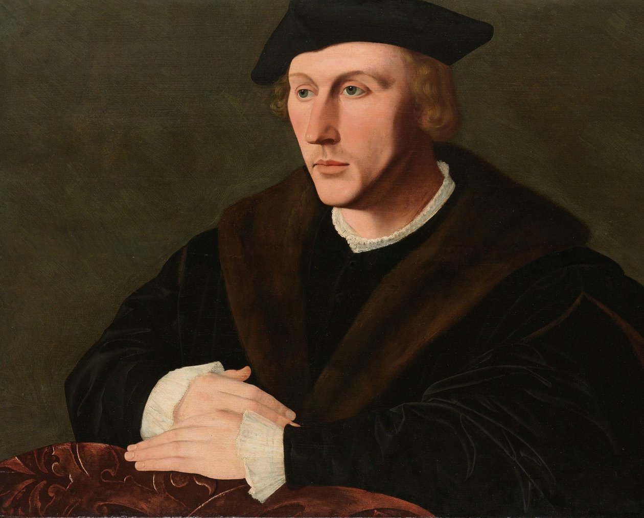 Joris van Egmondin muotokuva Joris van Egmondin (1504-1559) muotokuva tekijältä Jan van Scorel