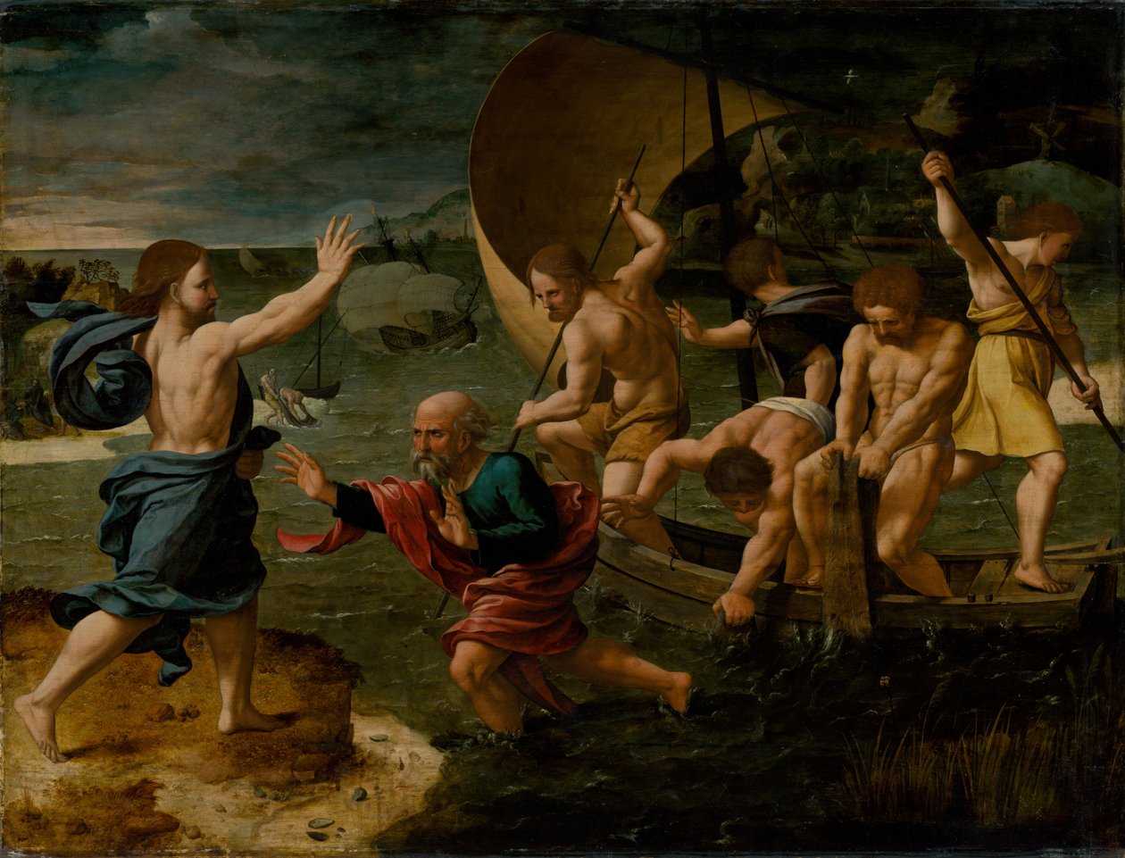 Kalojen ihmeellinen luonnos, n. 1550. tekijältä Jan van Scorel