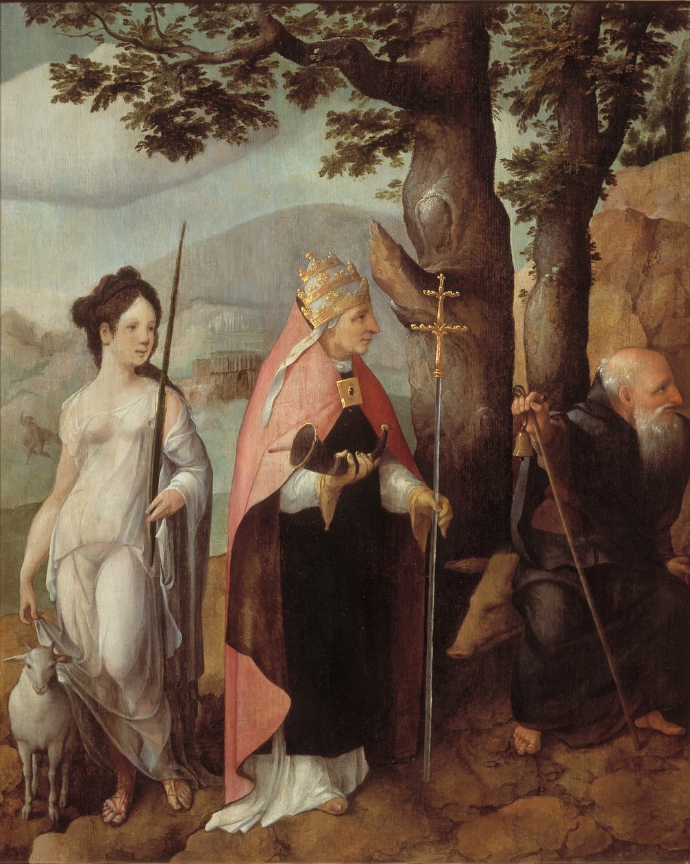 Van Lokhorstin perheen suojelijat, 1526-1527 tekijältä Jan van Scorel