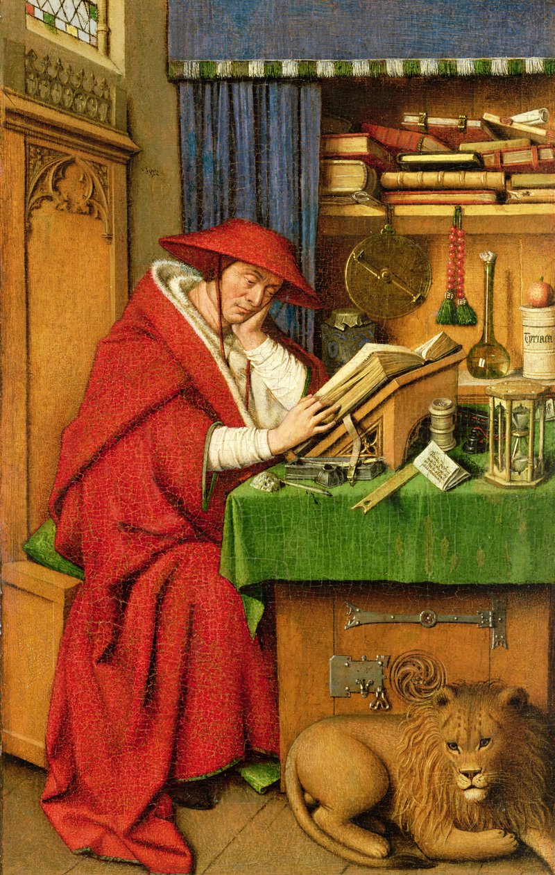 Huonekalut ja erilaiset esineet 1100- ja 1300-luvuilta tekijältä Jan van Eyck