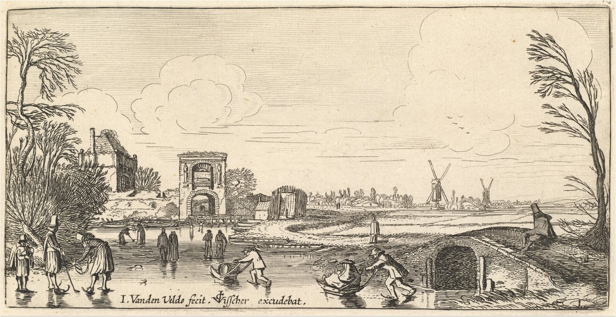 Talvimaisema tekijältä Jan van de Velde II