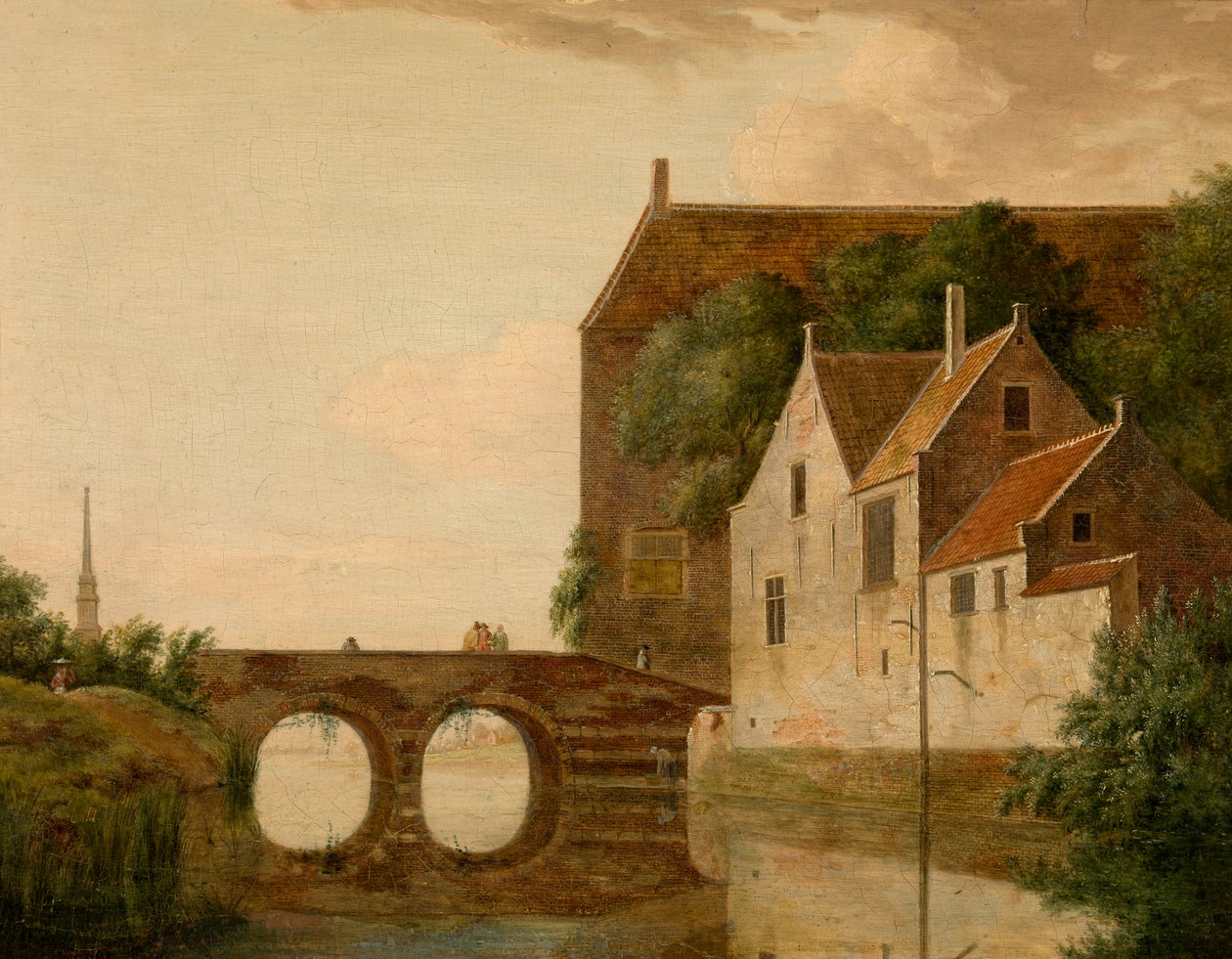 Silta joen yli tekijältä Jan van der Heyden