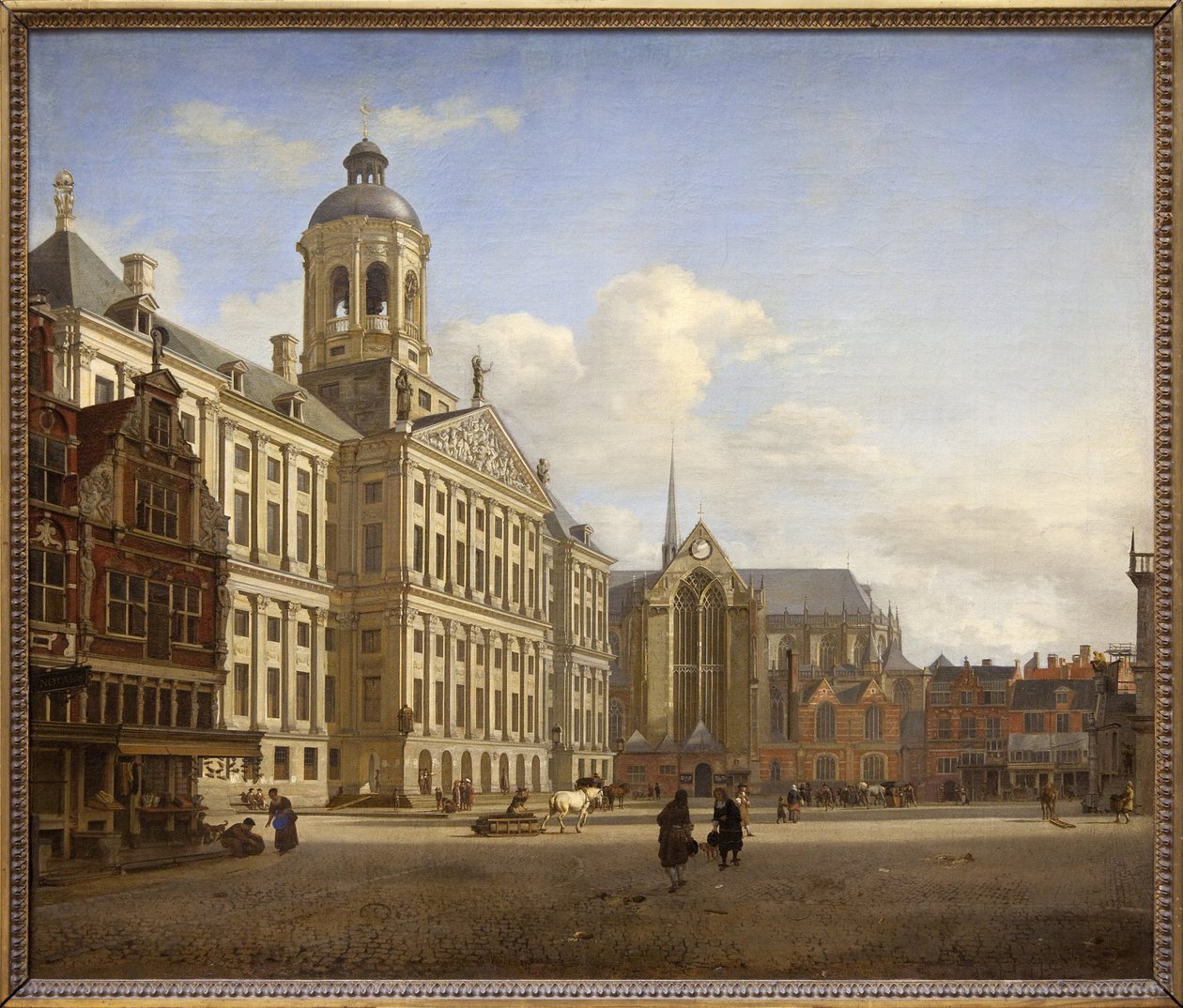 Pato ja uusi kaupungintalo Amsterdamissa tekijältä Jan van der Heyden