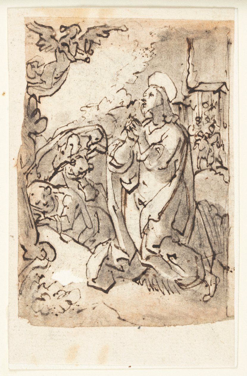 Agony in the Garden tekijältä Jan van der Straet, called Stradanus