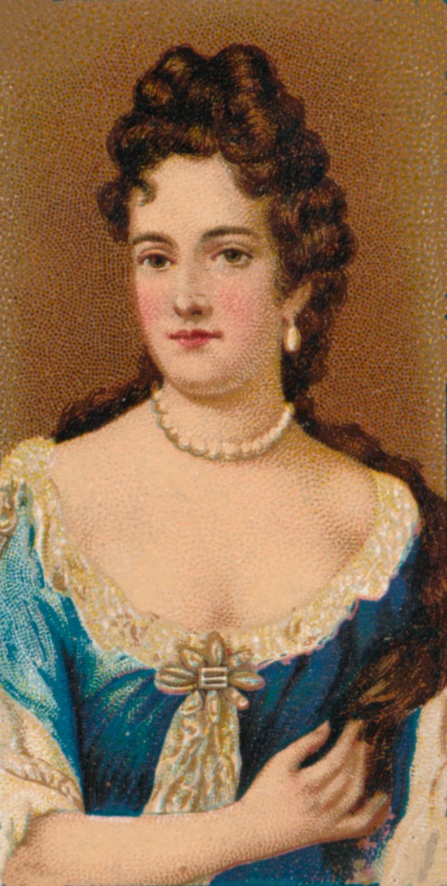 Kuningatar Mary II 1662-1694, Englannin, Skotlannin ja Irlannin yhteinen suvereeni, 1912 tekijältä Jan van der Vaart