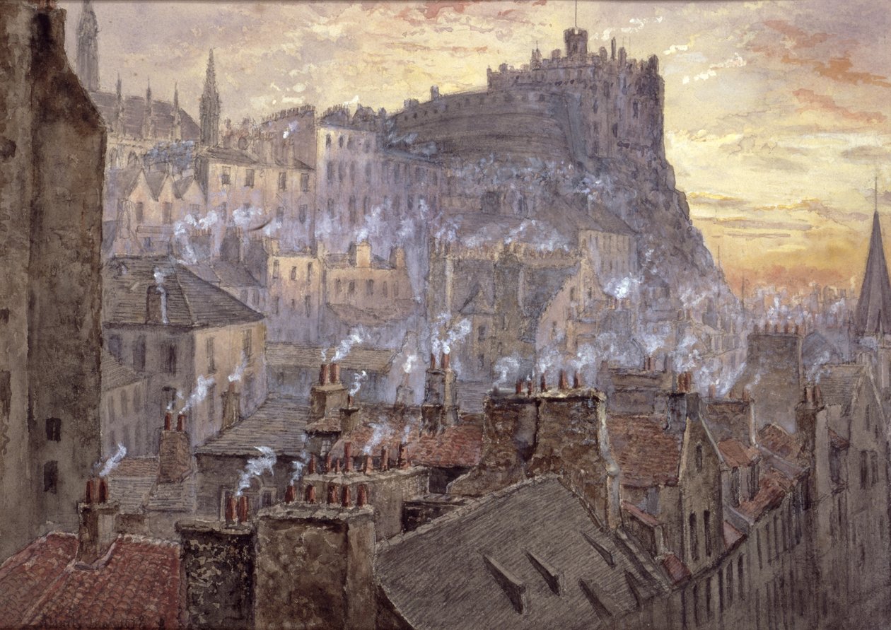 Edinburghin linna George IV -sillalta tekijältä Jane Stewart Smith