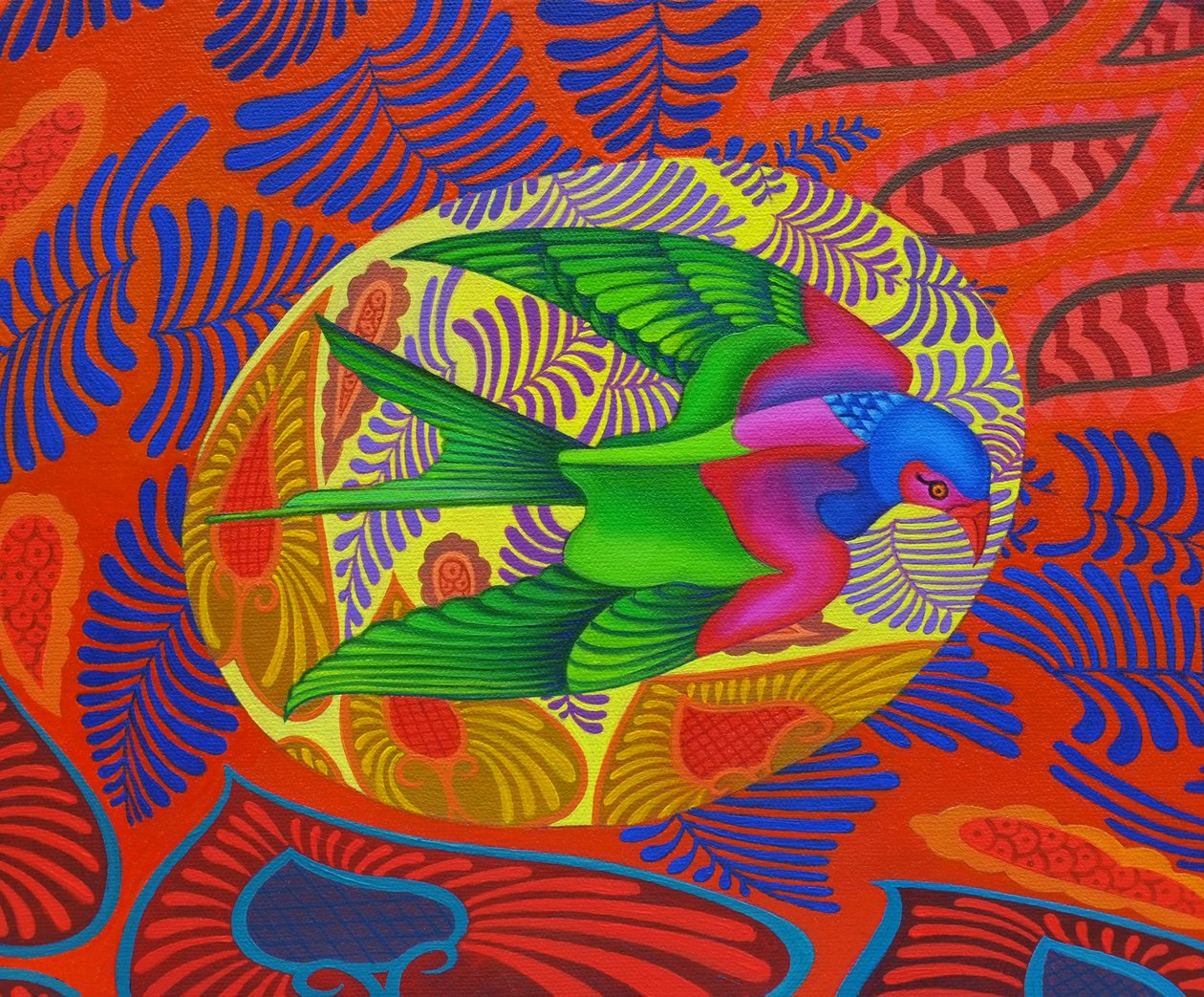 Swallow tailed leija, 2012, tekijältä Jane Tattersfield