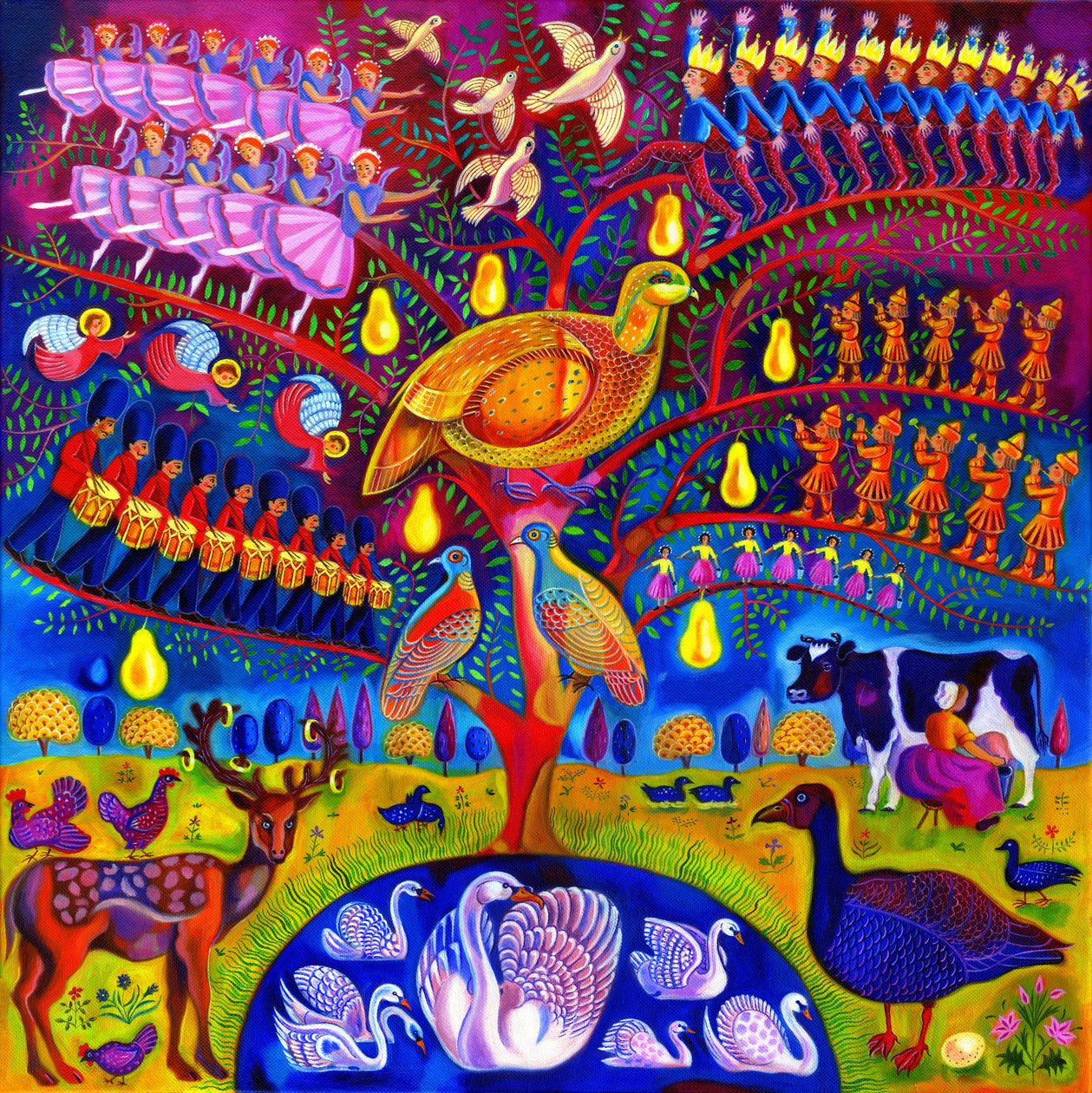 Joulun kaksitoista päivää, 2010, tekijältä Jane Tattersfield
