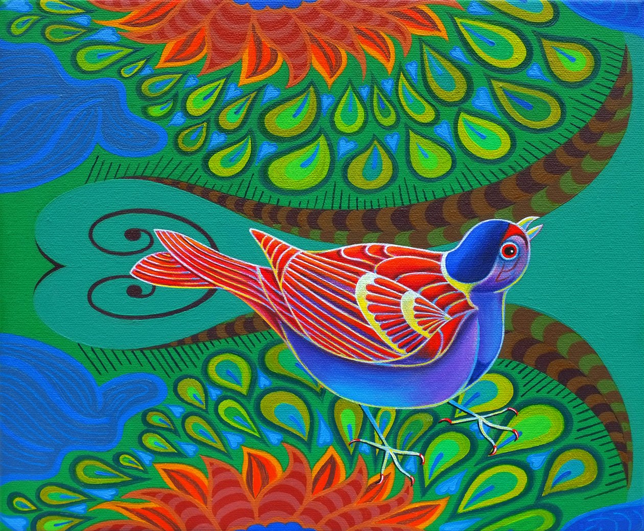Puun varpunen, 2012, tekijältä Jane Tattersfield