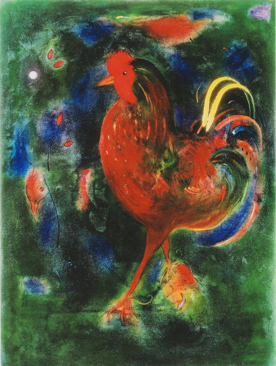 Kukko, 2005 (giclee print) tekijältä Jane Deakin