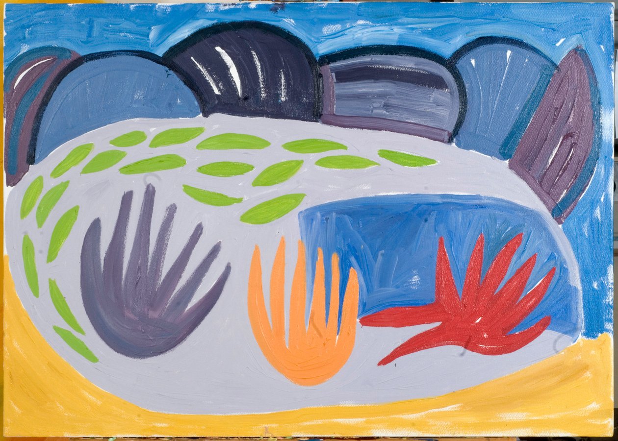 Night Loch, 2007 (öljy kankaalle) tekijältä Janet McKenzie