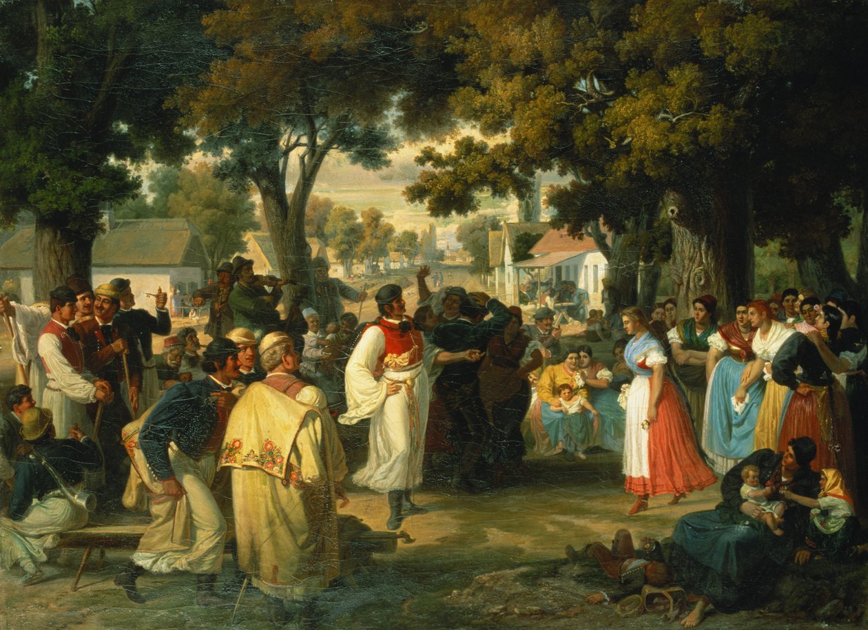 Belle of the Village pyydetään tanssimaan tekijältä Janos Janko
