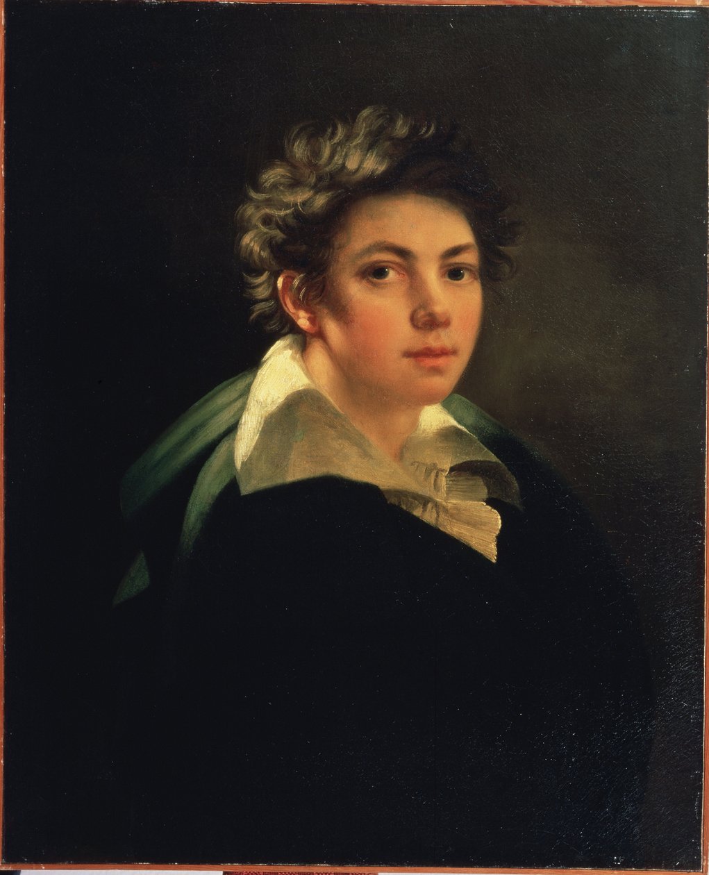 Janos Rombauerin (1782-1849) maalaus ""Omakuva" 1813 Valtion A. Pushkinin taidemuseo, Moskova tekijältä Janos Rombauer