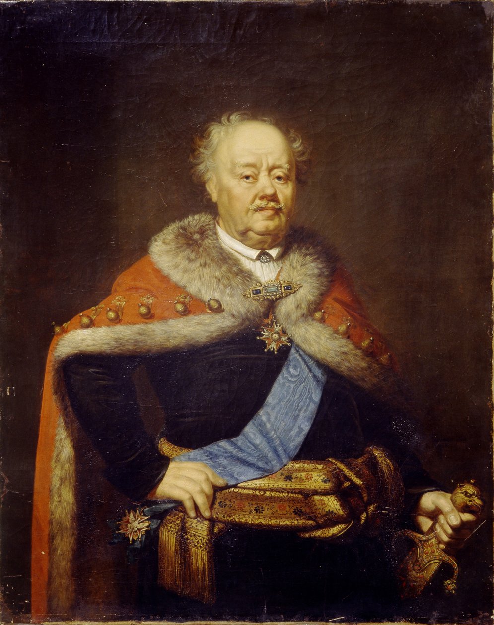 Kreivi Franciszek Ksawery Branickin muotokuva 1730-1819, 1818 tekijältä Janos Rombauer