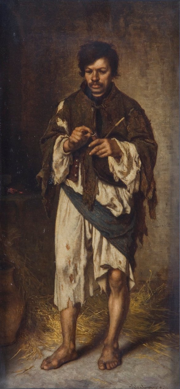 "Kerjäläinen", 1862-1902 tekijältä Janos Valentiny