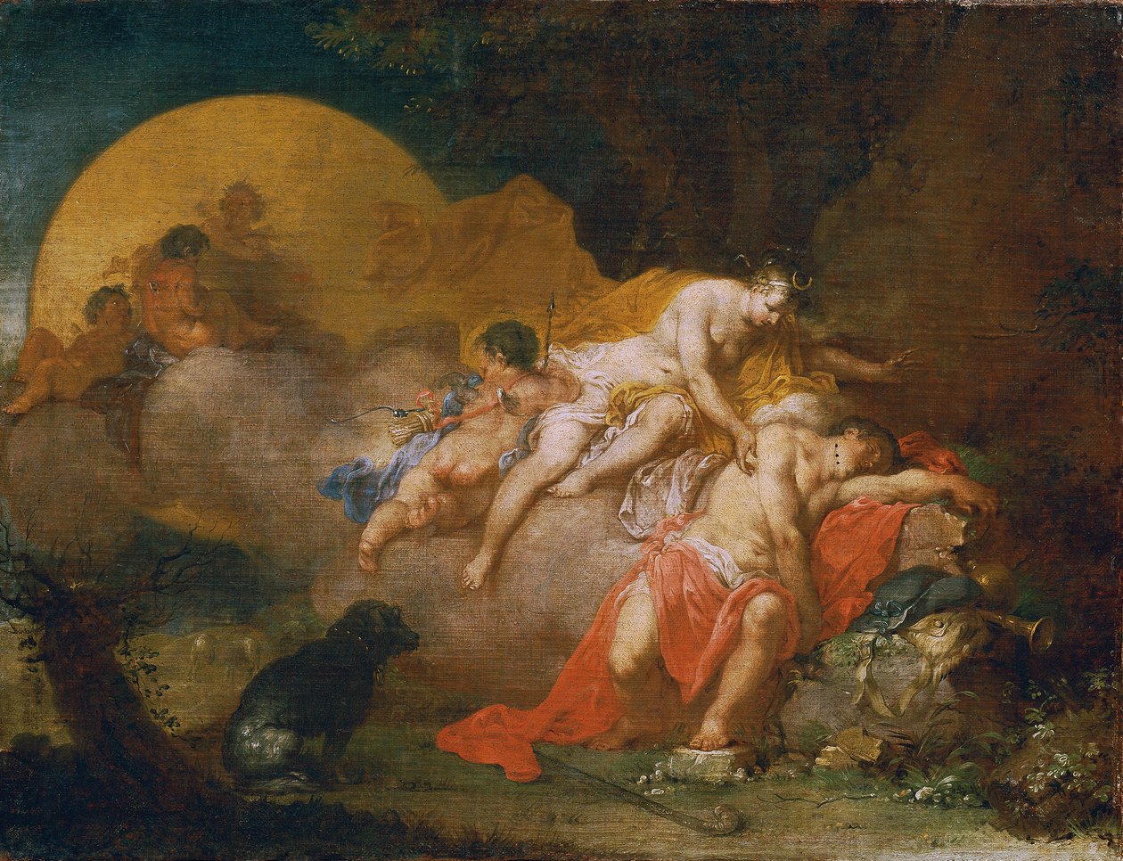 Luna ja Endymion tekijältä Januarius Zick