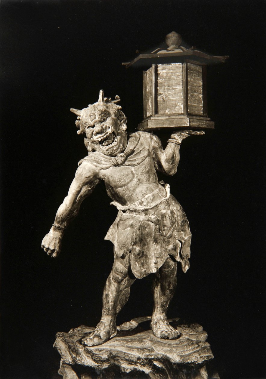 Tentoki, vuodelta 1215, Kamakuran varhaiskausi, Kofukuji-temppeli, Nara, Japani, 1950. tekijältä Japanese Photographer
