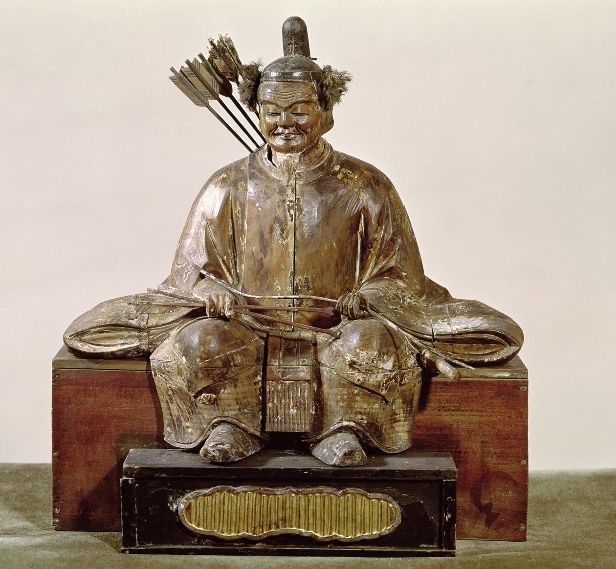 Sadaijin seremoniapuvussa, Muromachi-kausi (monivärinen puu) tekijältä Japanese School