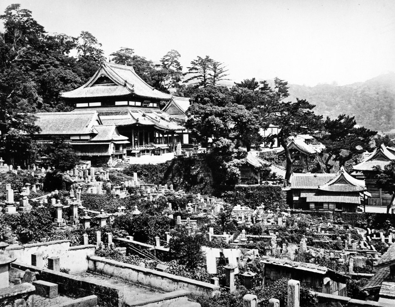 Ainakin ry tämän alueen käsi MP jäsen sanatarkasti kaupunki, Nagasaki, n. 1860-80 tekijältä Japanese Photographer