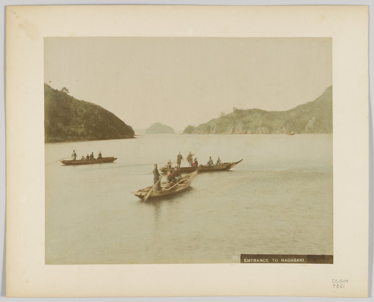 Sisäänkäynti Nagasakiin, Japaniin (käsinvärinen mustavalkokuva) tekijältä Japanese Photographer