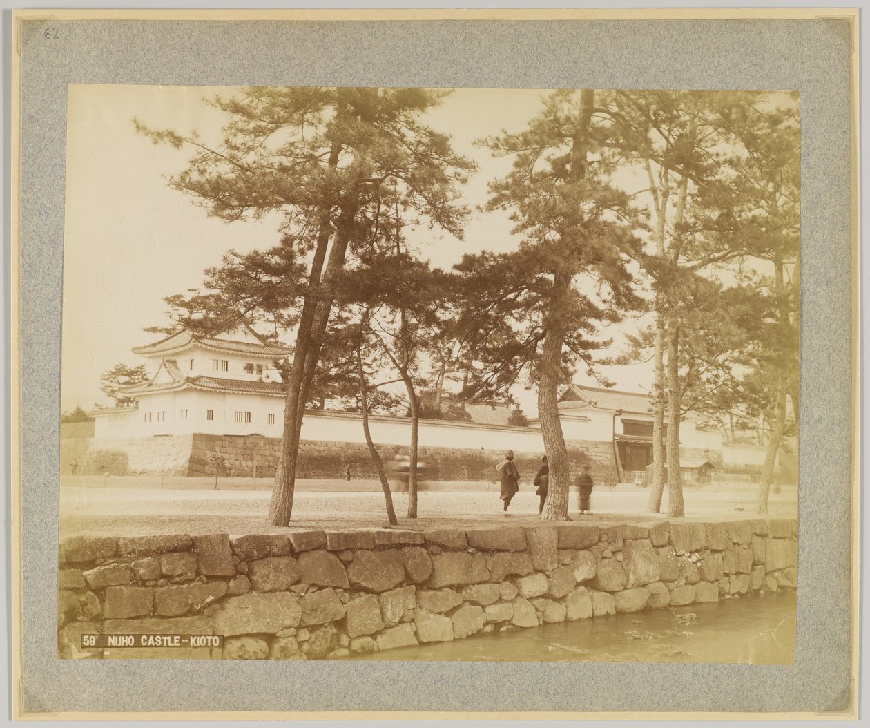 Nijōn linna, Kioto, Japani (m/w kuva) tekijältä Japanese Photographer