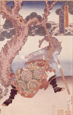 A c ja r Nakamura Shikan (1800-47), Kumonron ohjeena, (Ko r is DB ck p Hayashi t) tekijältä Japanese School