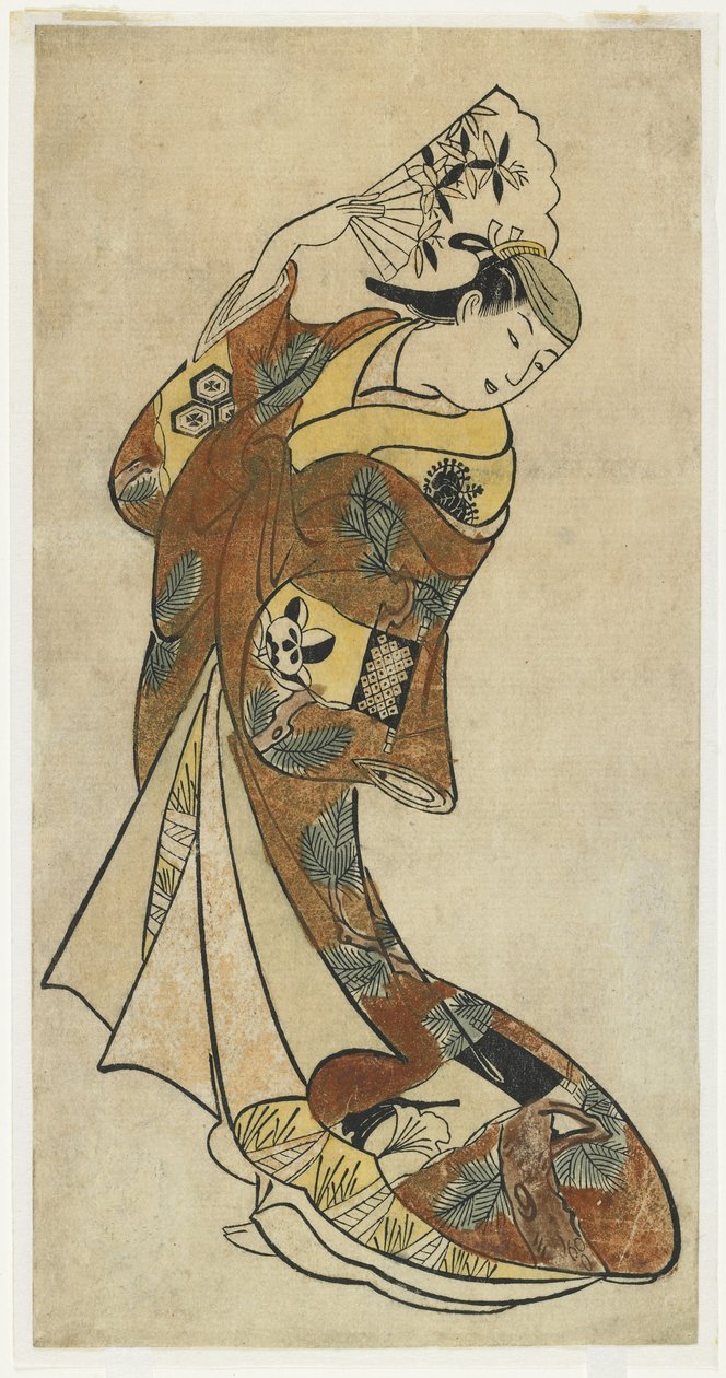 Fujimura Handday? II tanssikohtauksessa, 1720-luku tekijältä Japanese School