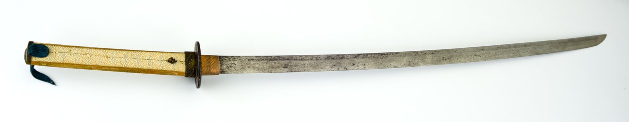 Katana tai miekka (teräs, kupari, messinki, rauskunnahka, puu ja kangas) tekijältä Japanese School
