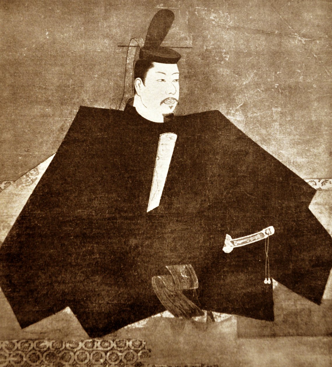Minamoto no Yoritomo (painettu) tekijältä Japanese School