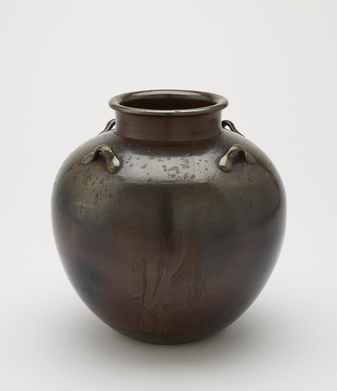 Teelehtien säilytyspurkki, Imbe, Okayaman prefektuuri, Edo-kausi, 1700-1800-luku (keraaminen) tekijältä Japanese School