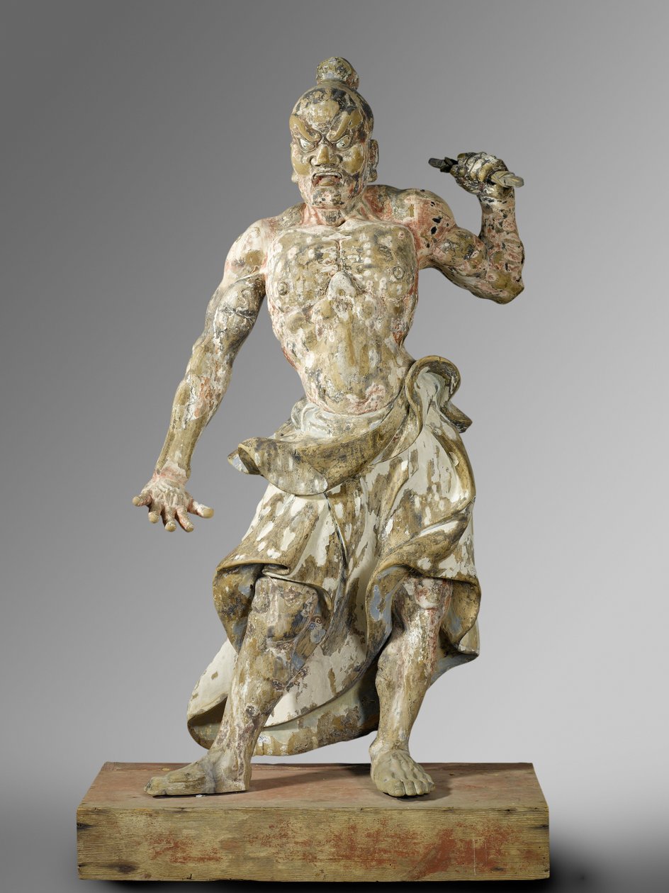 Temple Guardian, n. 1300-1400 (puu) tekijältä Japanese School