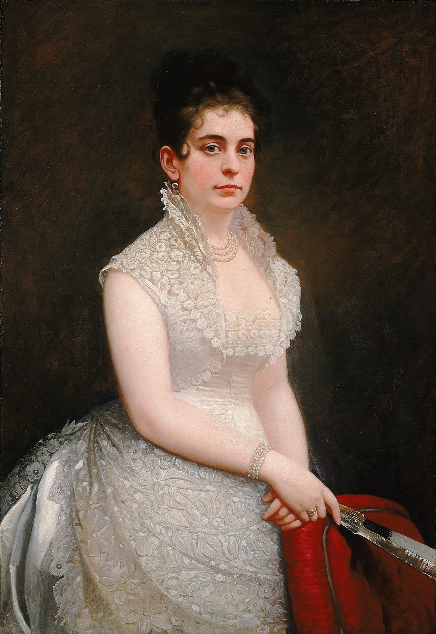 Alice Pike Barney, hääpuvussa tekijältä Jared B. Flagg