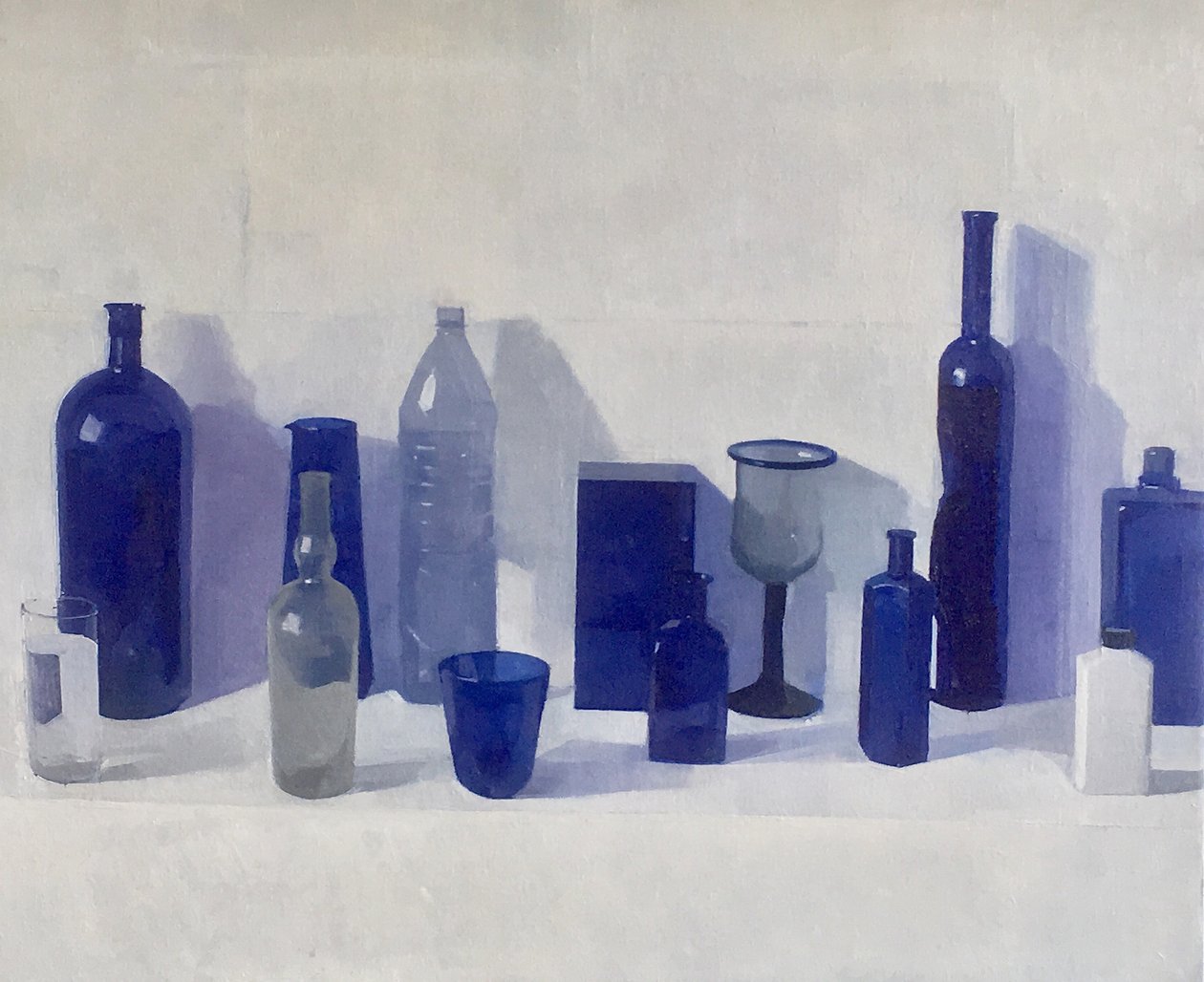 All Blues, 2019 (öljy kankaalle) tekijältä Jason Line