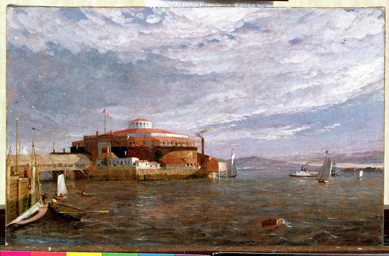 Linnan puutarhapäivä 1851 tekijältä Jasper Francis Cropsey