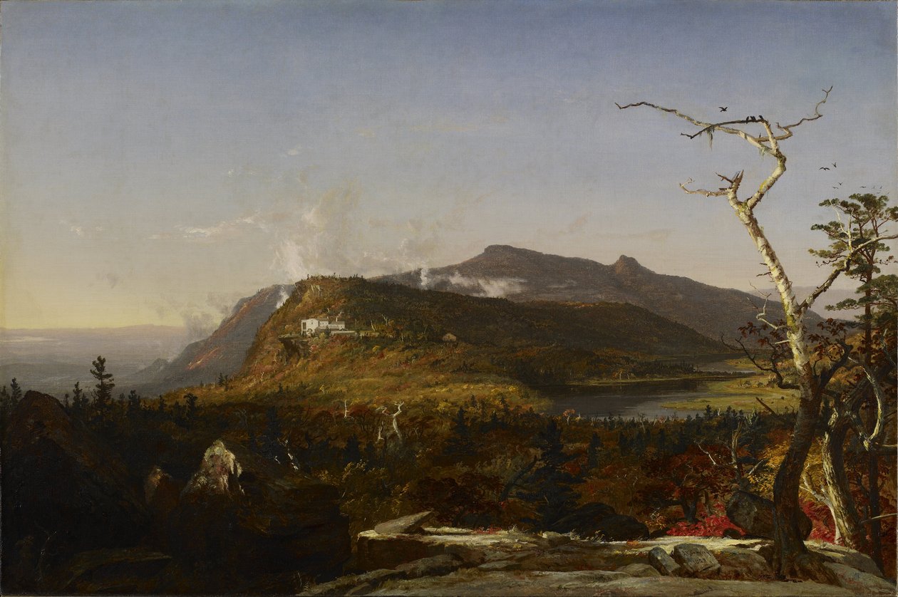 Catskill Mountain House tekijältä Jasper Francis Cropsey