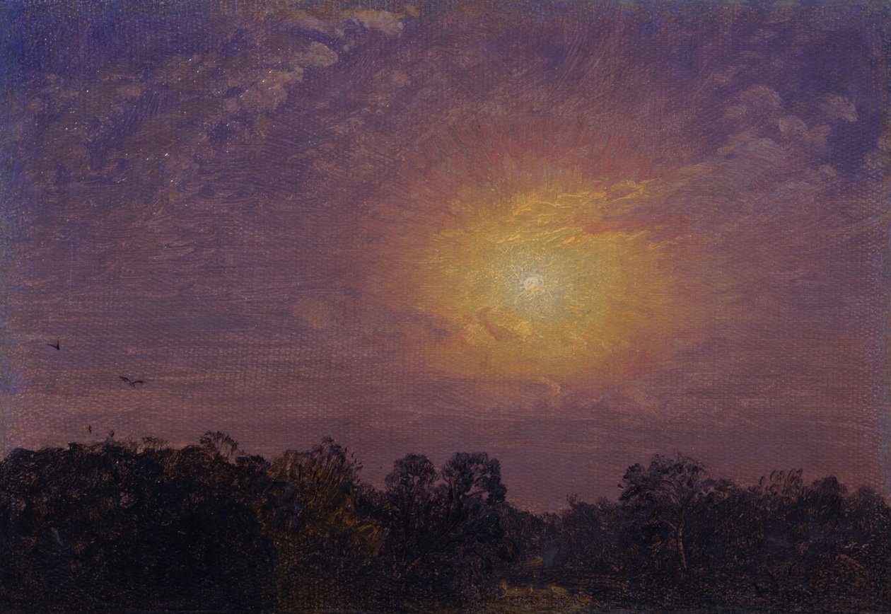 Ilta, 1859 tekijältä Jasper Francis Cropsey