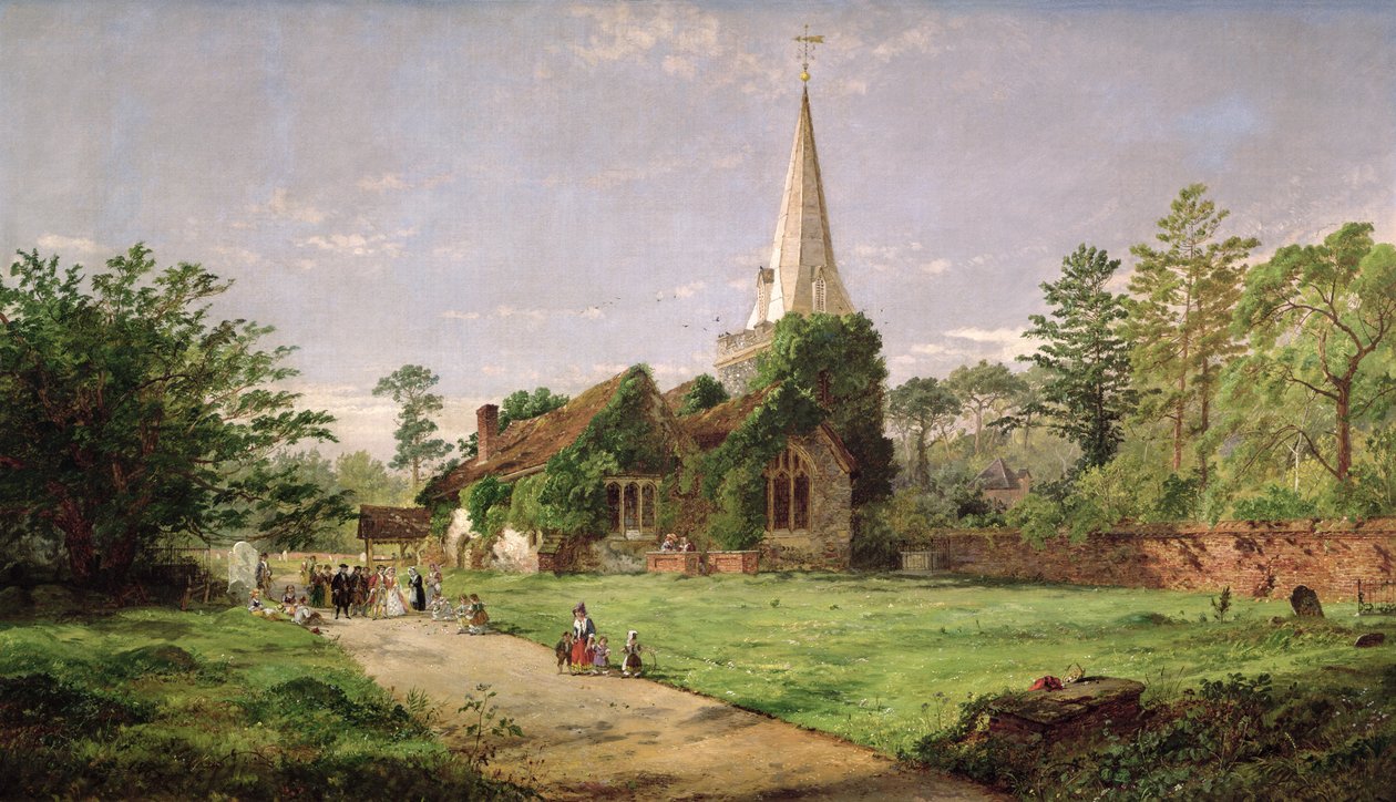 Stoke Pogesin kirkko tekijältä Jasper Francis Cropsey