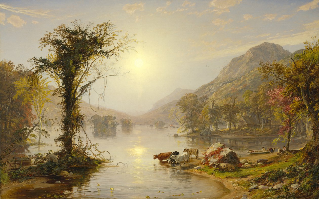 Syksy Greenwood Lakella, 1861 tekijältä Jasper Francis Cropsey