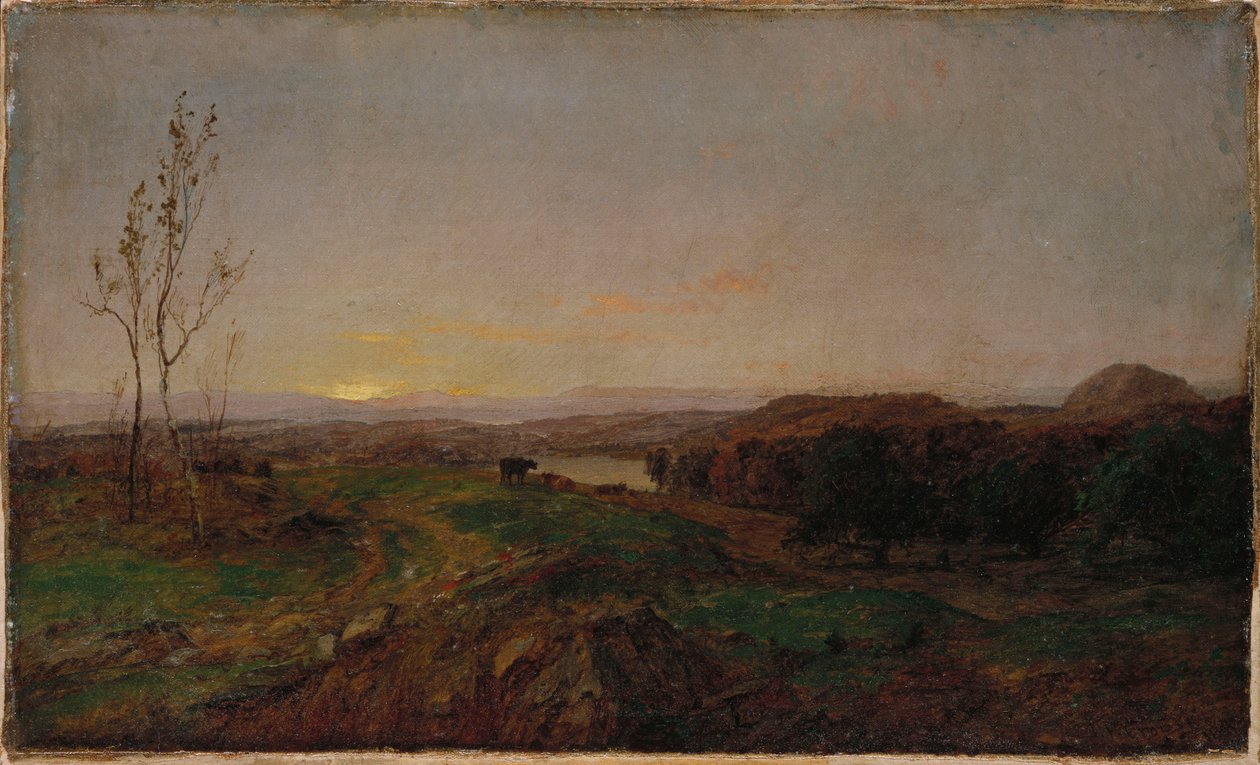 Varhaisen illan maisema tekijältä Jasper Francis Cropsey