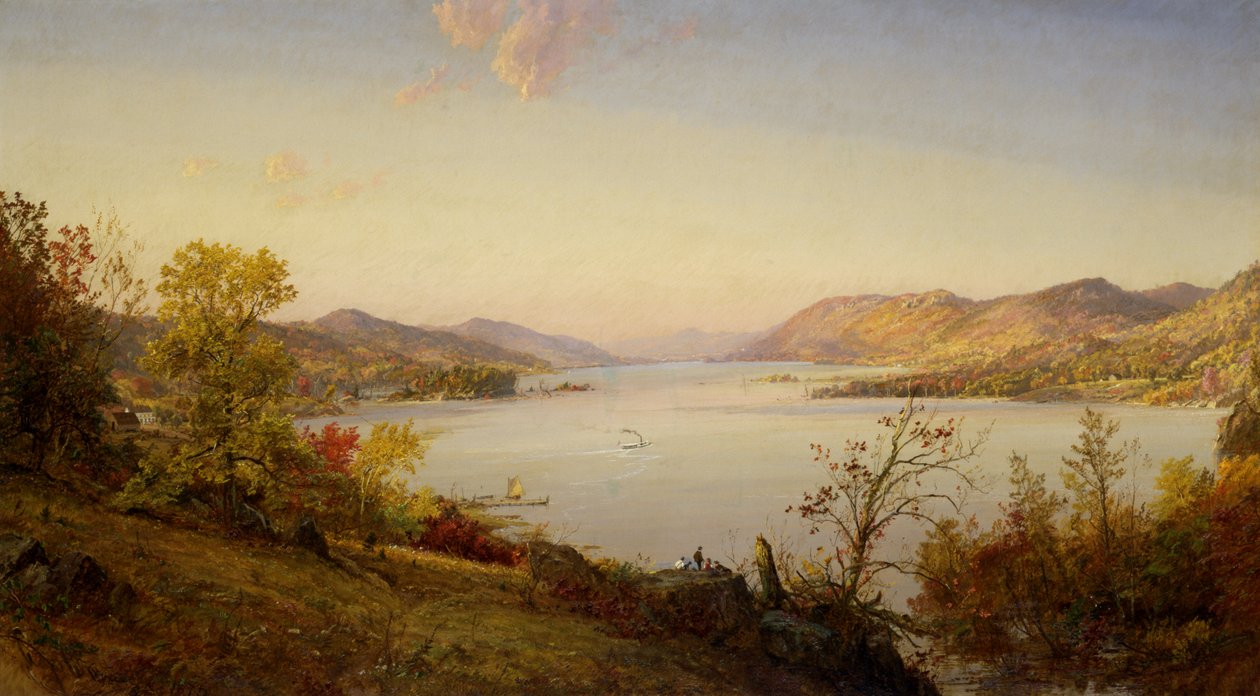 Greenwood Lake, 1875. tekijältä Jasper Francis Cropsey