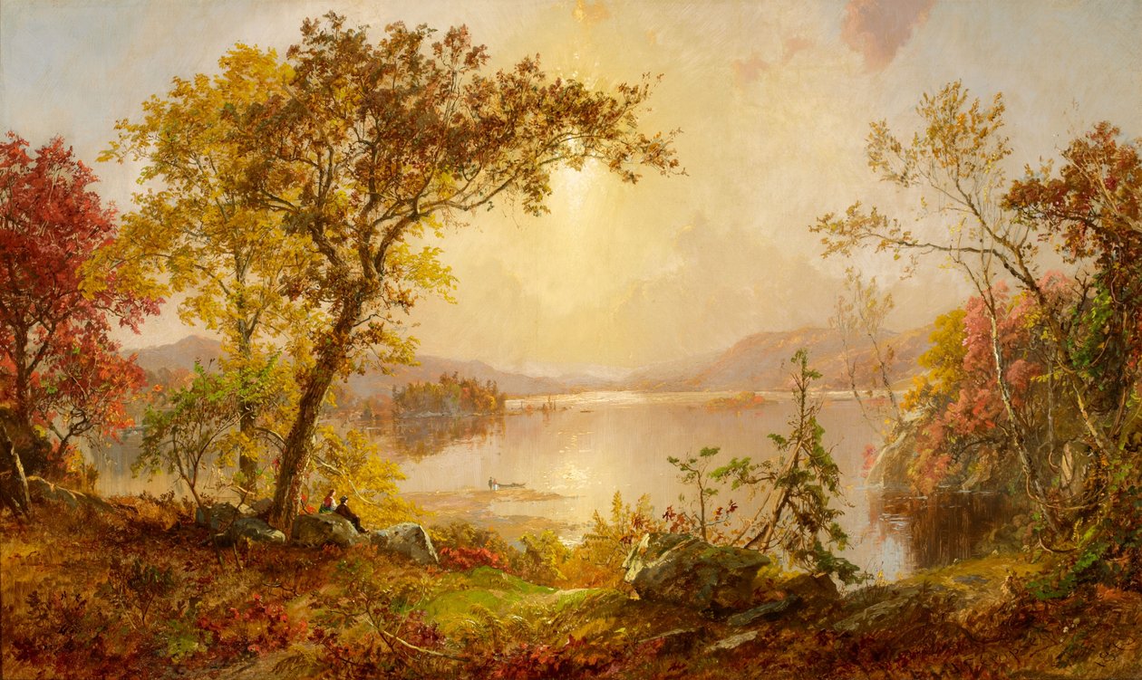 Greenwood Lake, syksy Hudsonilla tekijältä Jasper Francis Cropsey