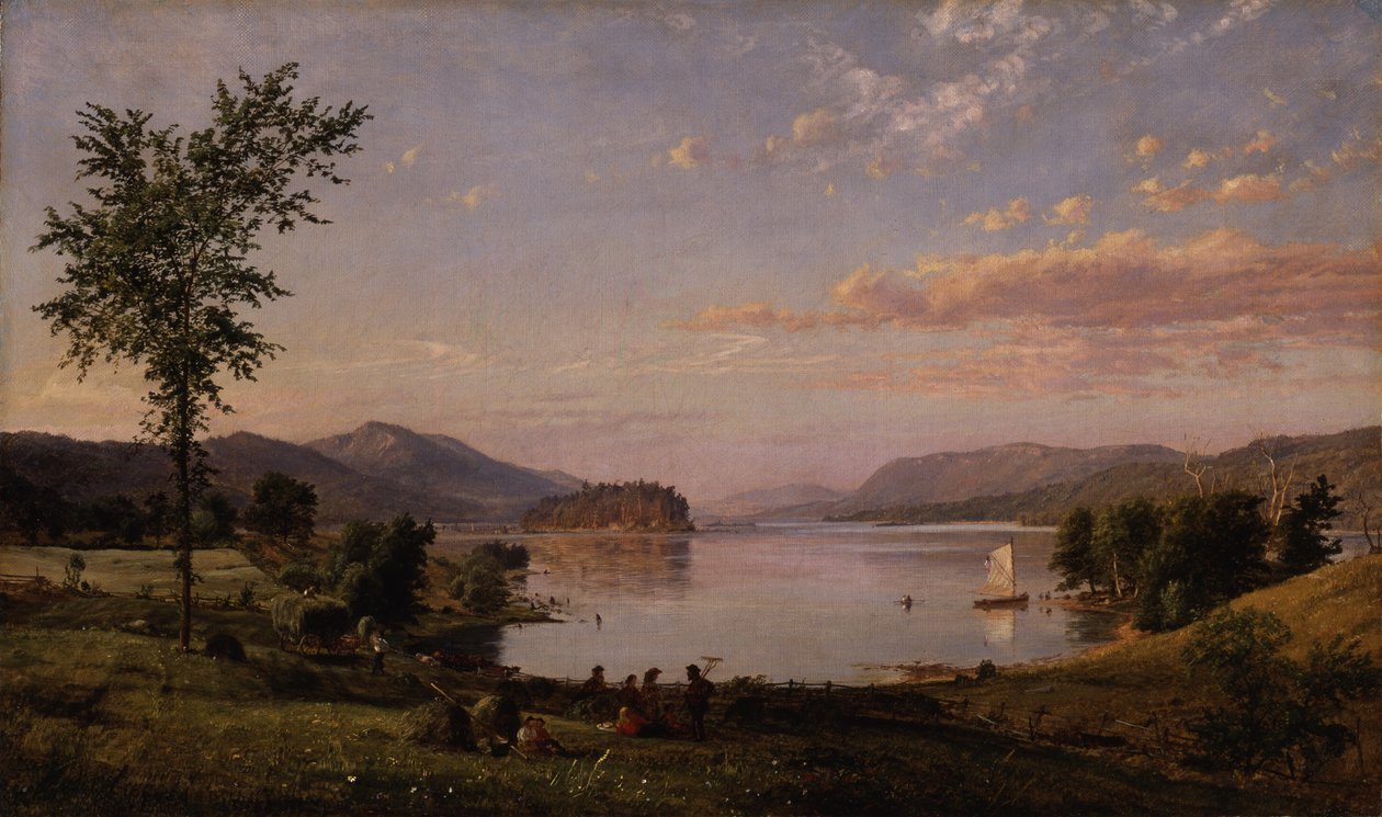 Greenwood Lake, New Jersey, 1866 tekijältä Jasper Francis Cropsey