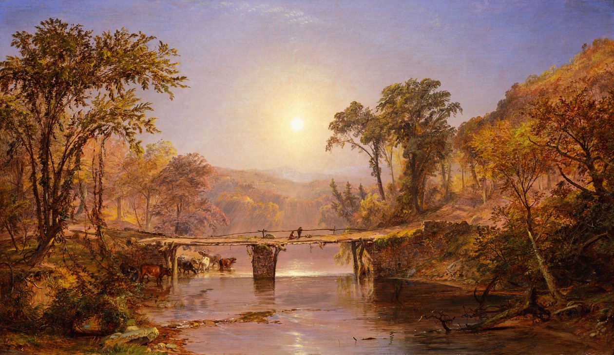 Intian kesä Delaware-joella tekijältä Jasper Francis Cropsey