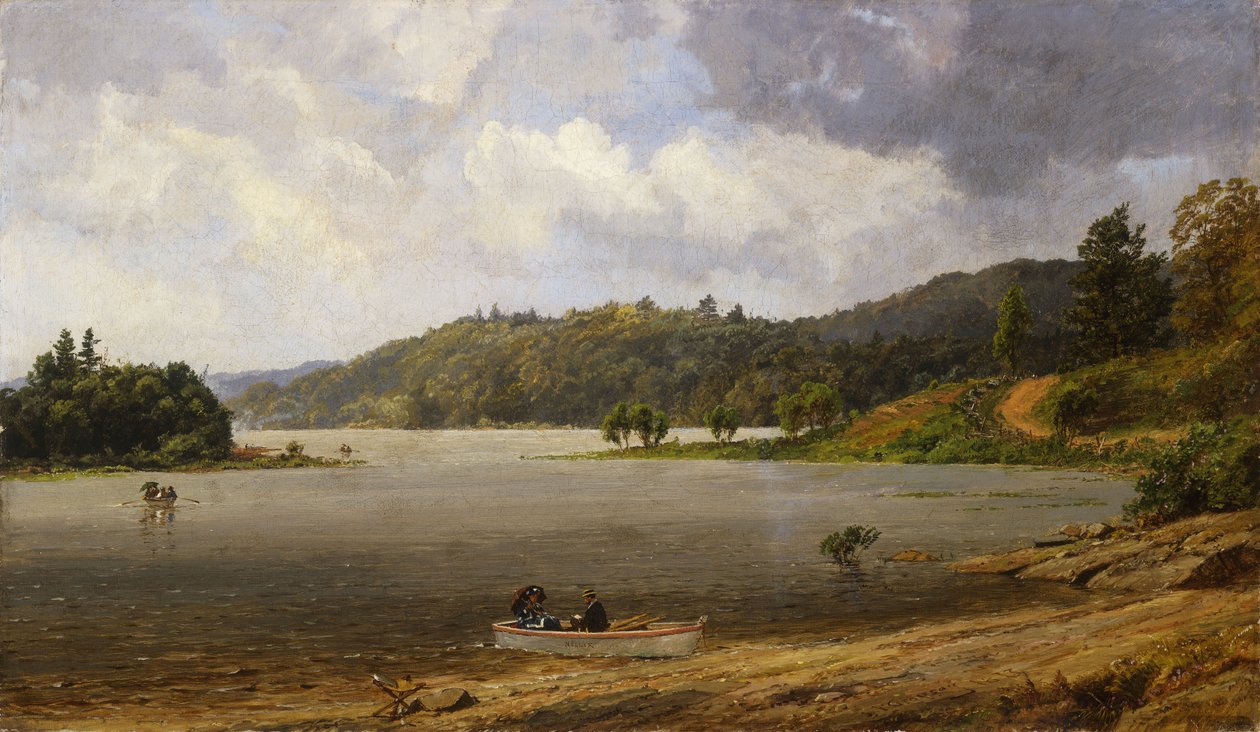 Wawayanda Lakella, New Jerseyssä, 1873 tekijältä Jasper Francis Cropsey