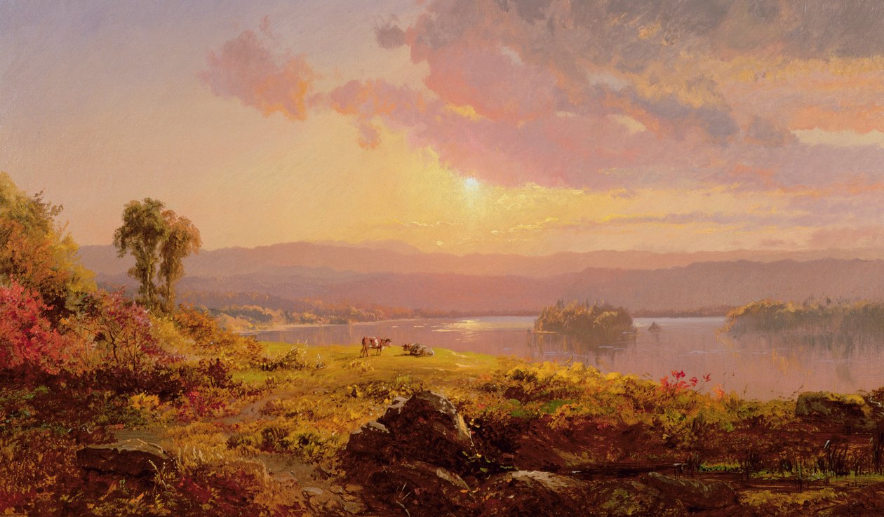 Susquehanna-joki, 1876 tekijältä Jasper Francis Cropsey