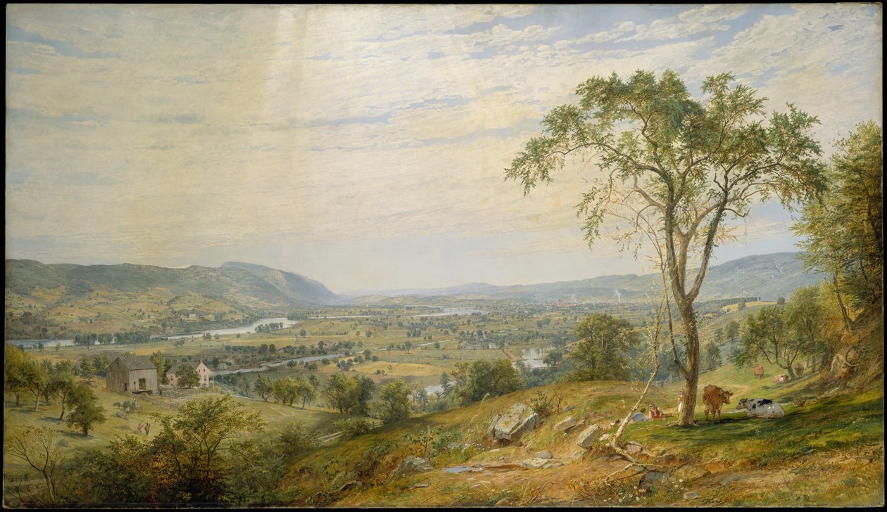 Wyomingin laakso tekijältä Jasper Francis Cropsey
